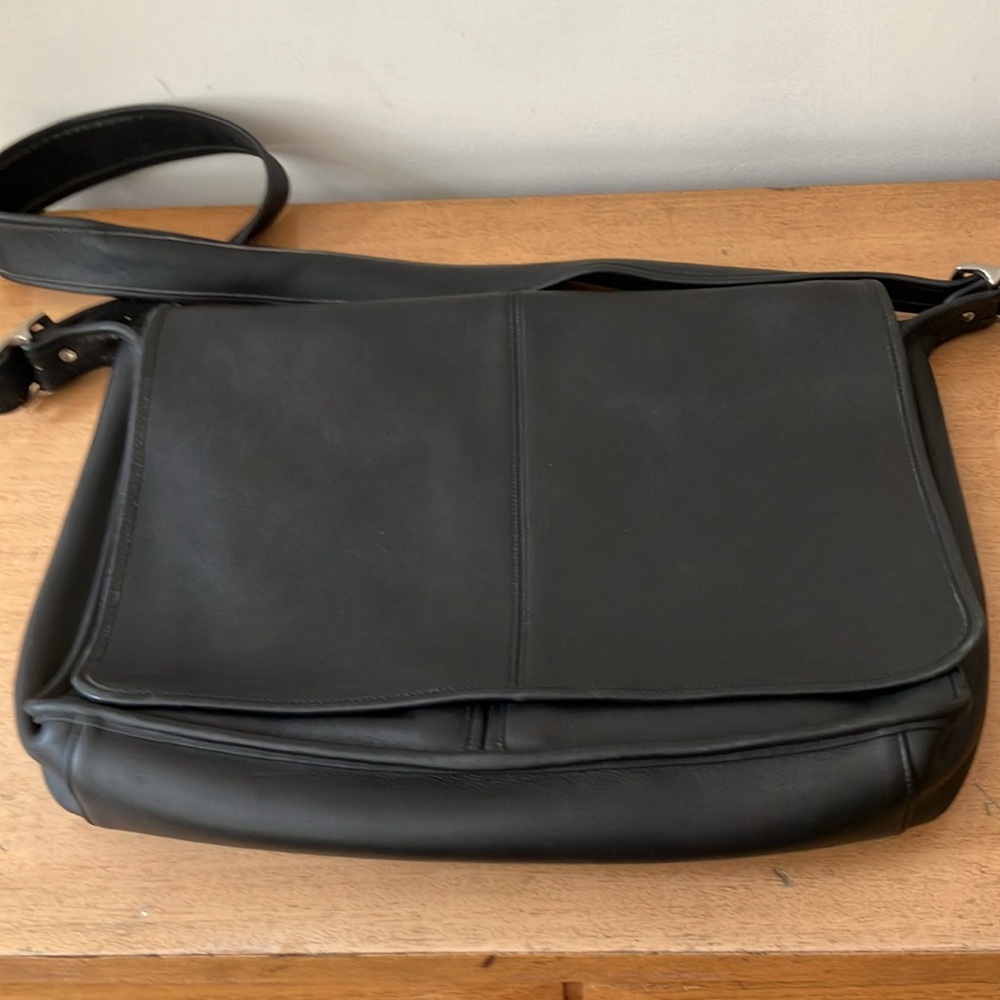 Coach vintage black laptop/briefcase - Picture 3 of 8